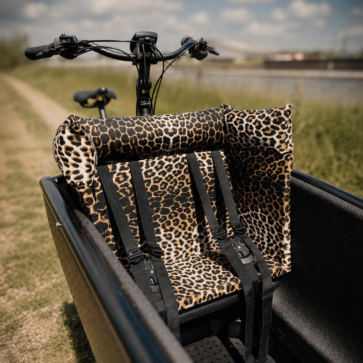 Bakfiets kussen Urban Arrow - Leopard