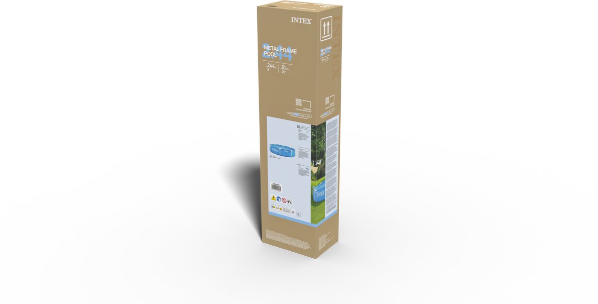 Intex Metal Frame Pool - Opzetzwembad - Ø 244 cm x 51 cm – foto 4
