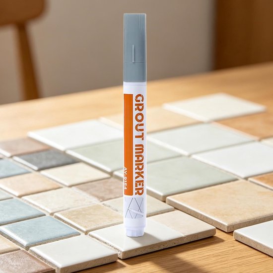 Tegelvoegenstift - Voegenverf pen - Voegen opfrissen - Sneldrogend waterdicht - 14 cm - Grijs — afbeelding 2