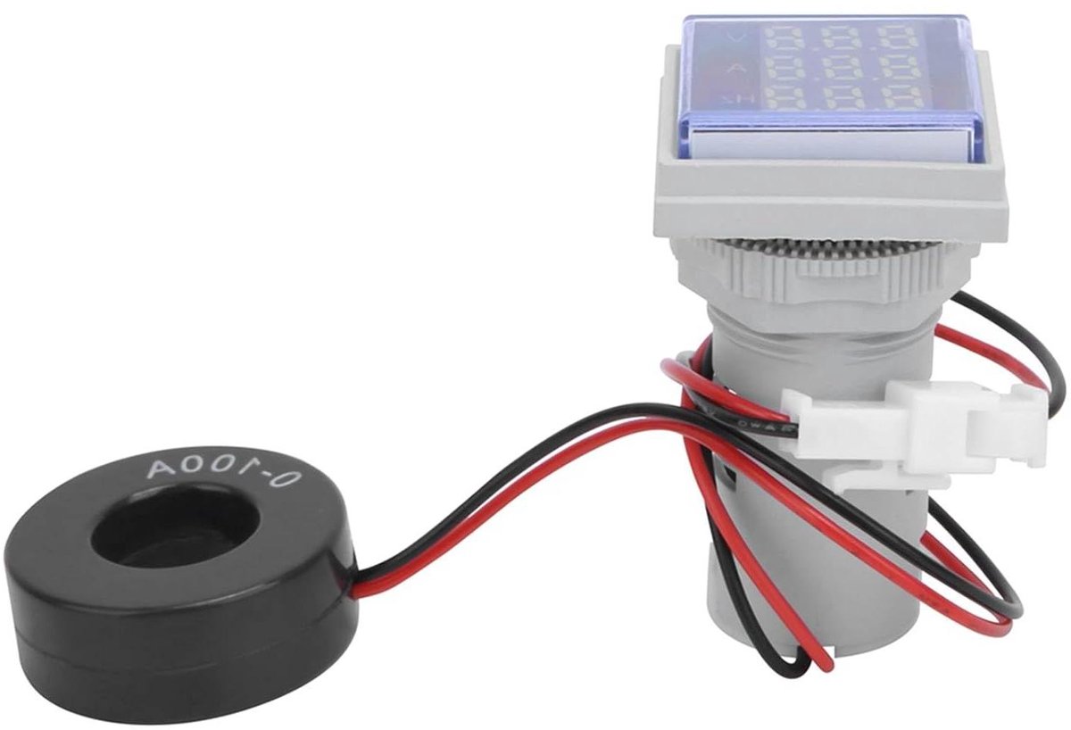 Digitale Meter - Spanningszoeker Frequentiemeter - Elektrische Metingen - Multifunctioneel Display - AC 60-500V - Wit