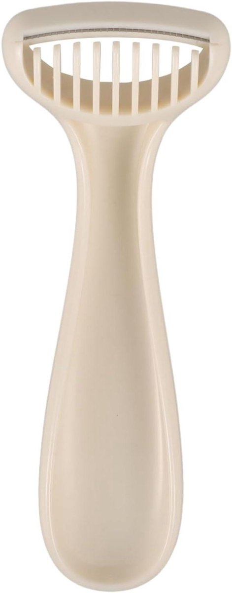 Handmatige Haartrimmer - Ontharingsapparaat Dames - Gladde Huid - Minimale Huidirritatie - 12 x 4.7 cm - Beige