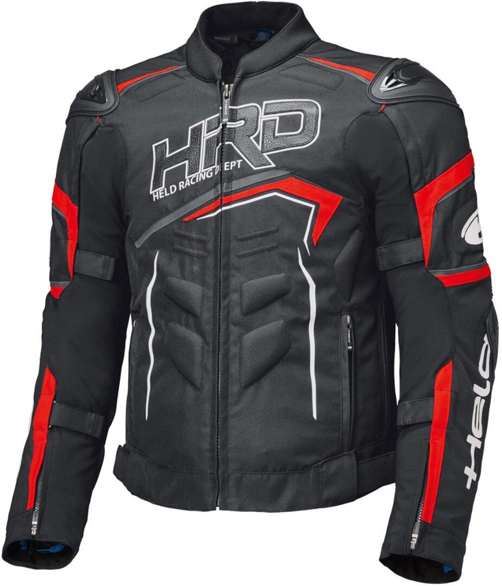Held Safer SRX Zwart Wit Rood Textiele Motorjas - Jas