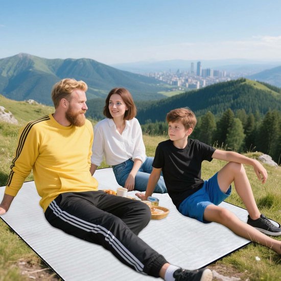 Foliemat Camping - Outdoor Slaapmat - Kamperen en Picknicken - Verbeterde Waterdichte Functie - 200x200 cm - Zilver — afbeelding 4