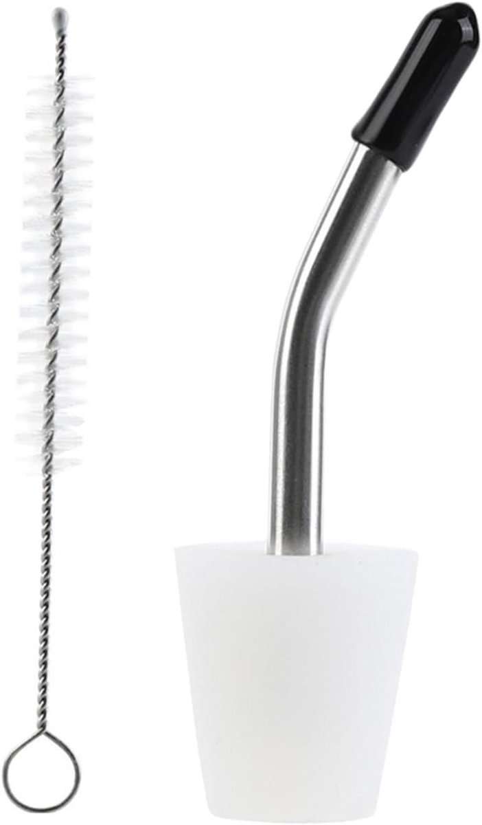 Waterkoker Opzetstuk - Precisie Tuit - Nauwkeurig Uitgieten - Hittebestendig Siliconen - 15-19 mm - Zilver