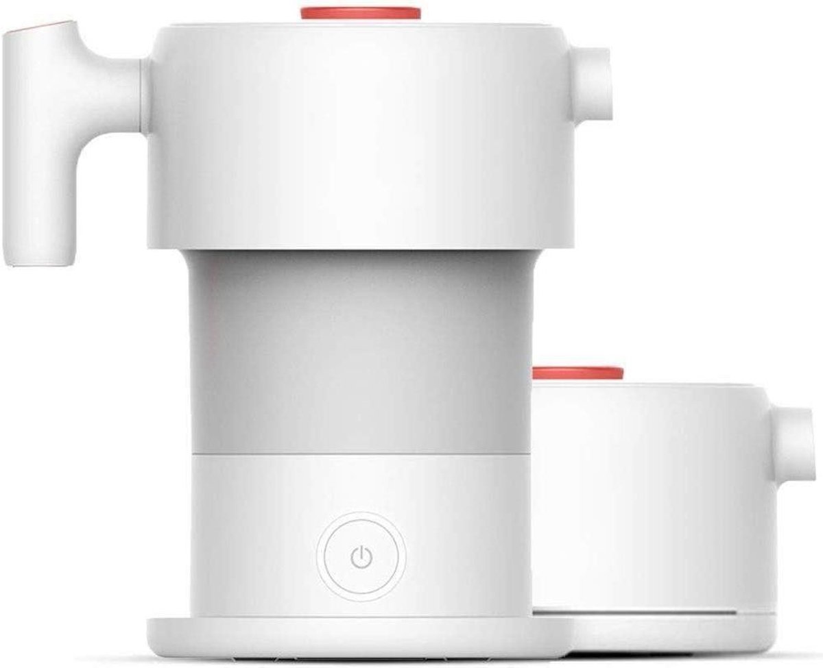 Opvouwbare Waterkoker - Reis Waterkoker - Snel Water Koken - Compact Opvouwbaar - 0.6L Capaciteit - Wit