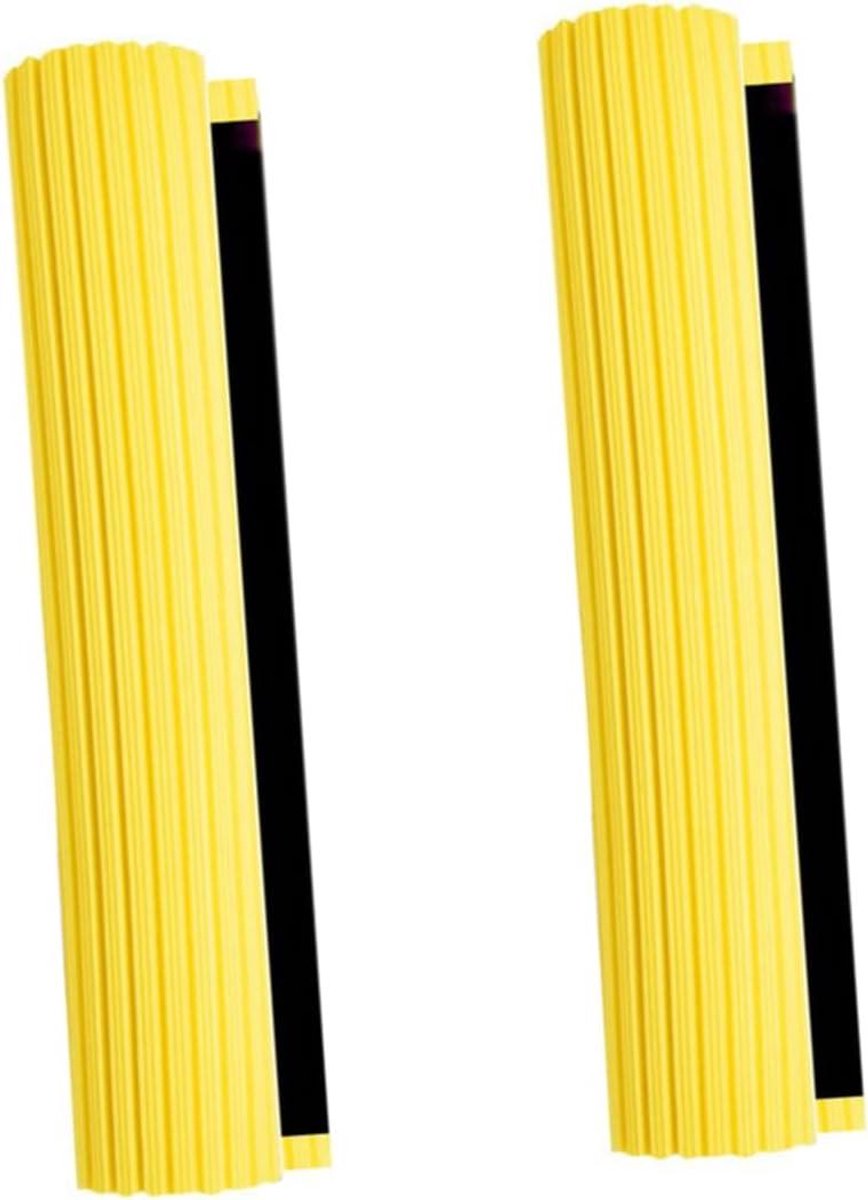 Rol Spons Dweil - Navullingen Mop - Vloeren Reinigen - Krast Niet - 33 Cm - Geel