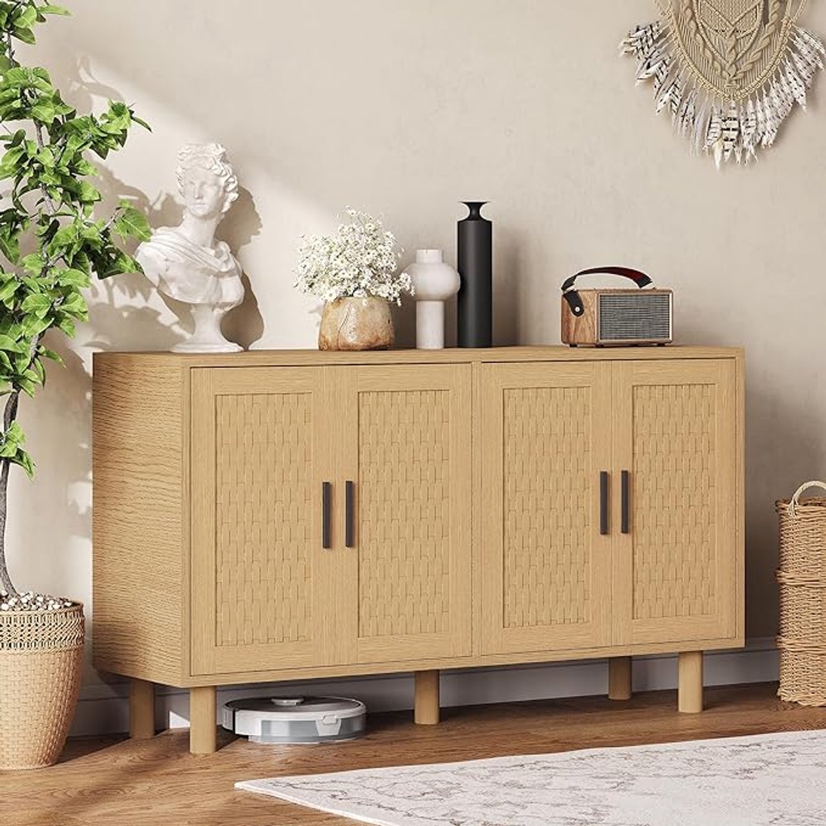 Ladekast - Eiken - 108x40x80 cm - Arqam