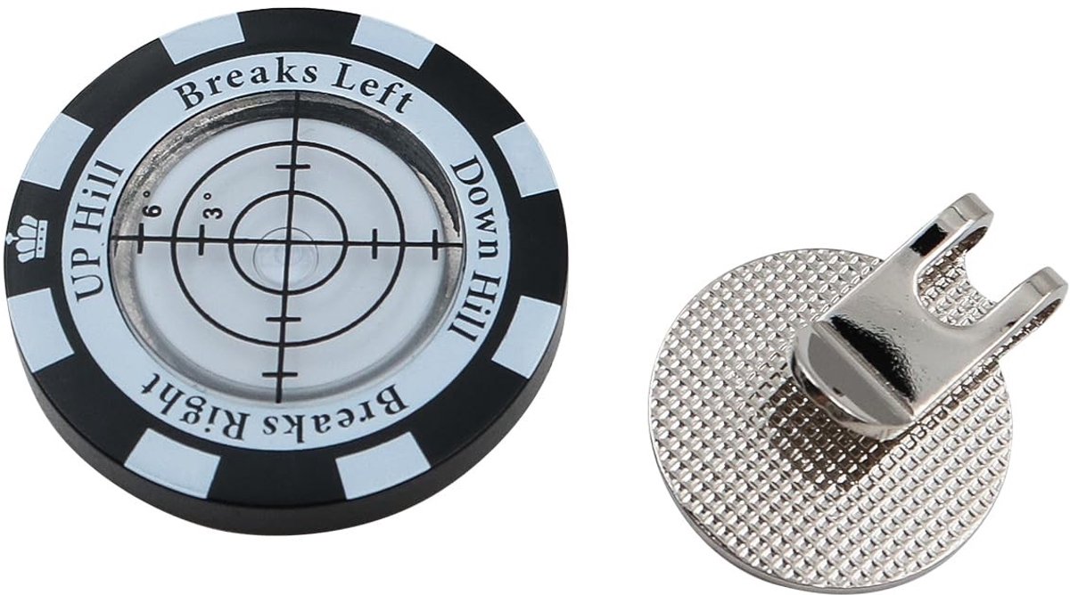 aladdien - Magnetische Hoedclip - Precisie Hellinglezer voor Buitensporten - Ideaal voor outdoor activiteiten - Groene kleur - Handig voor golf en a...