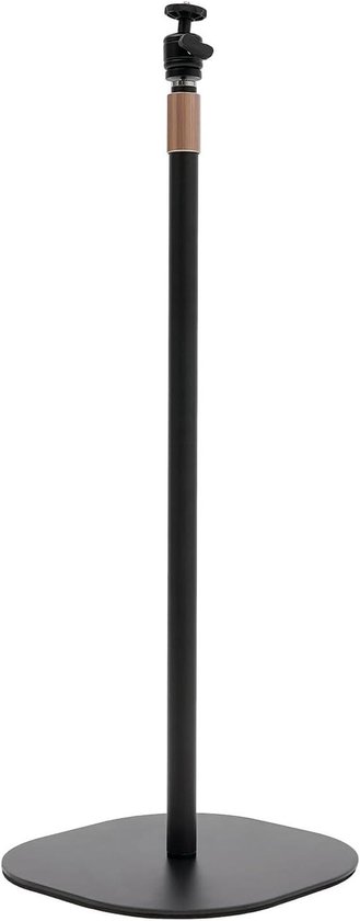 Projectorstandaard Vloerstandaard Beamer 65-120 cm Verstelbaar 360° Draaibaar Zwart Stabiel Metaal