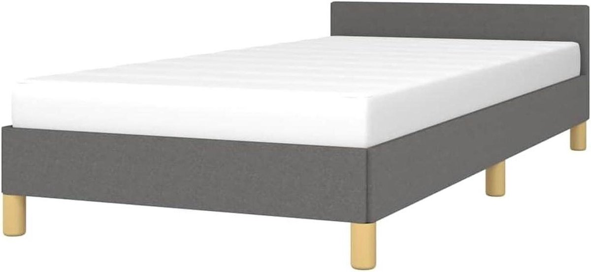 Bedframe met hoofdeinde - Ledikant Slaapmeubel - Goede Nachtrust - Duurzaam Stoffen Bekled
