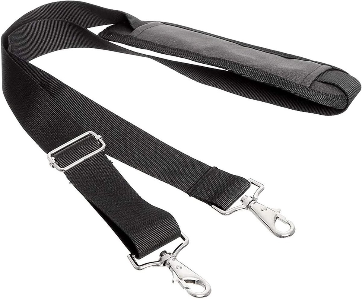 Verstelbare Schouderriem met Clips voor Laptoptassen, Camera's en Sporttassen - 155 cm, Zwart
