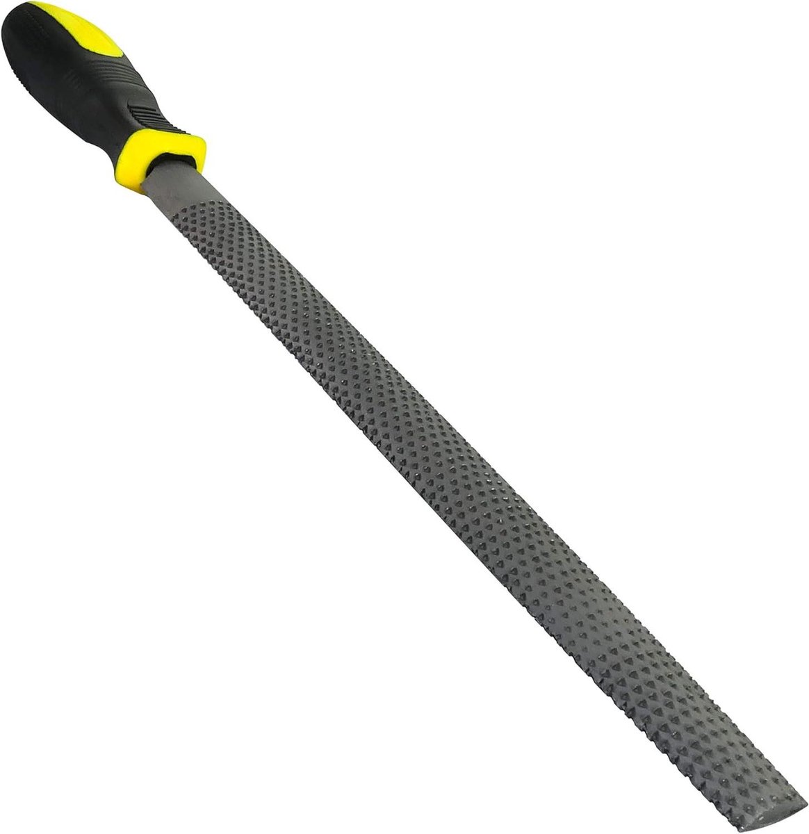 Halfronde Vijl - Houtbewerking Rasp - Hout Bewerken - Ergonomisch Handvat - 250 mm - Grijs