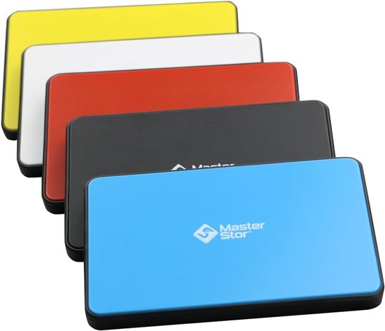 Externe Harde Schijf - Draagbare Opslag - Bestanden Opslaan - Supersnelle USB 3.0 - 500 GB - Blauw — afbeelding 2