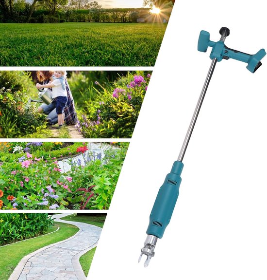 Elektrische Onkruidtrimmer - Snoerloze Weder - Gazon Onderhoud - Wortel Verwijdering - 40-48 Inch - Zwart — afbeelding 5