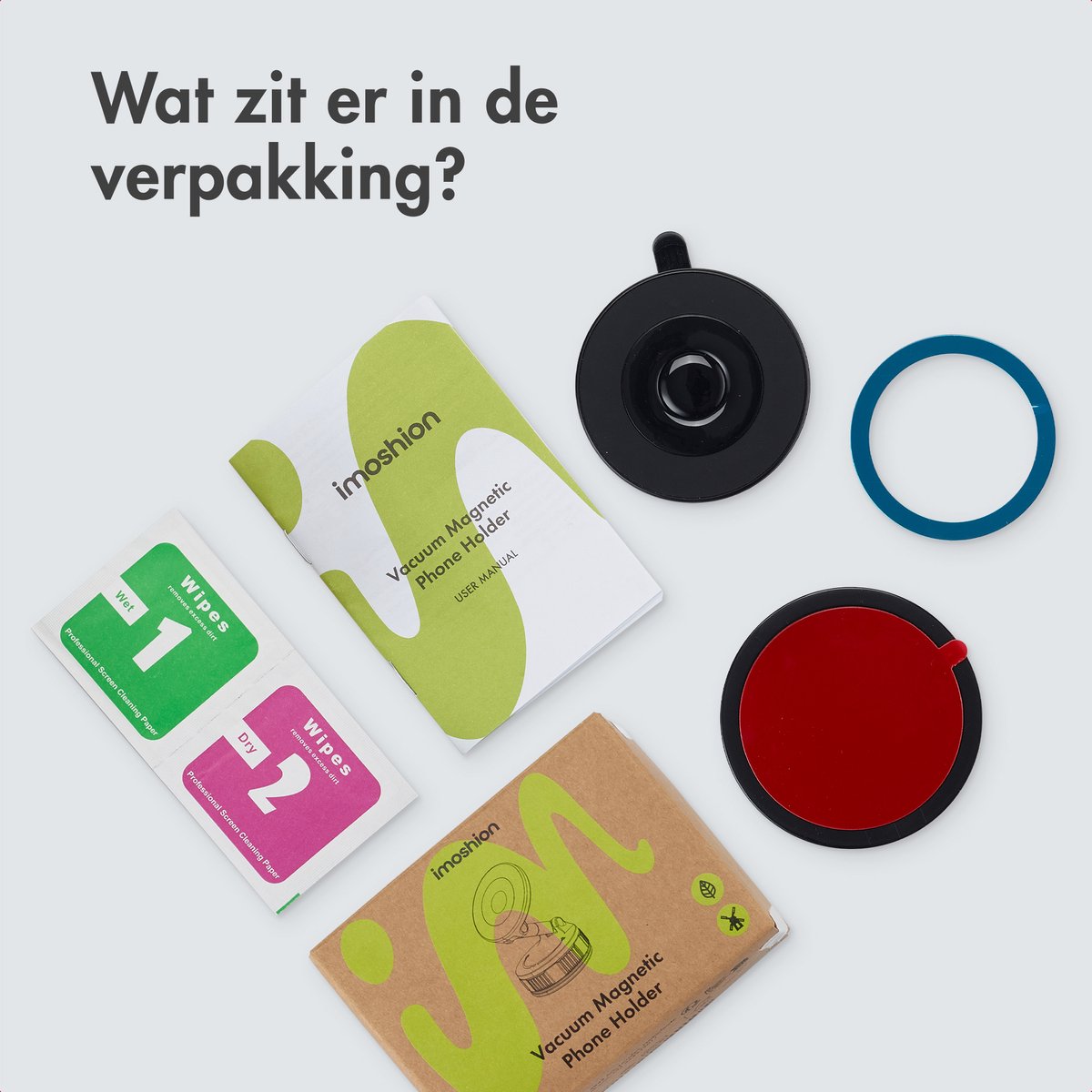 imoshion Telefoonhouder Auto Magnetisch - Geschikt voor MagSafe - Krachtige Zuignap voor Dashboard / Raam - 360° draaibaar - GSM houder — cadeau in Cadeau-ideeën - foto 7