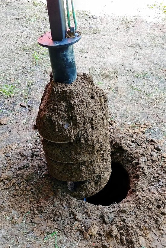 Fonteinboor 10 meter set 100 mm met 90 mm plunscher voor het boren van diepe waterputten van Merkloos	 — afbeelding 3