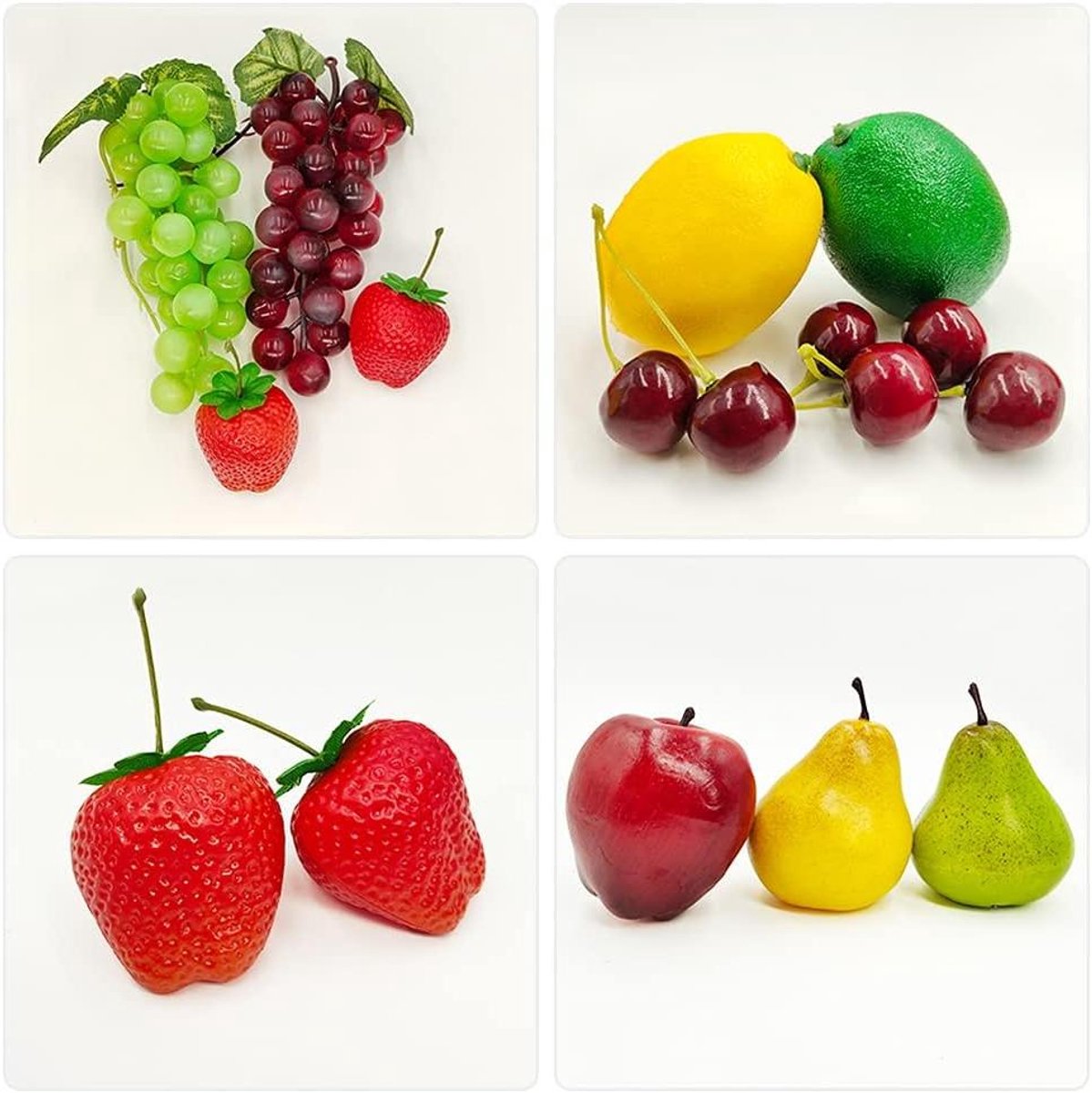 Kunstfruit Set - Decoratief fruit - Huis decoreren - Levensecht schuimmateriaal - 5 stuks 