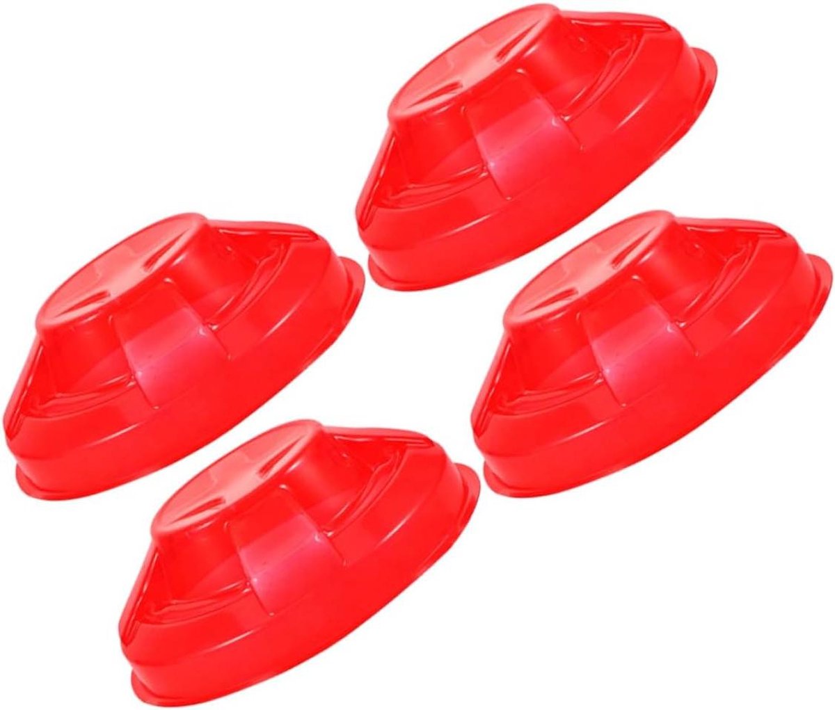 Rookmelder Beschermkap - Brandalarm Hoes - Veiligheid Verhoging - Brandwerend Materiaal - 10.8 cm - Rood