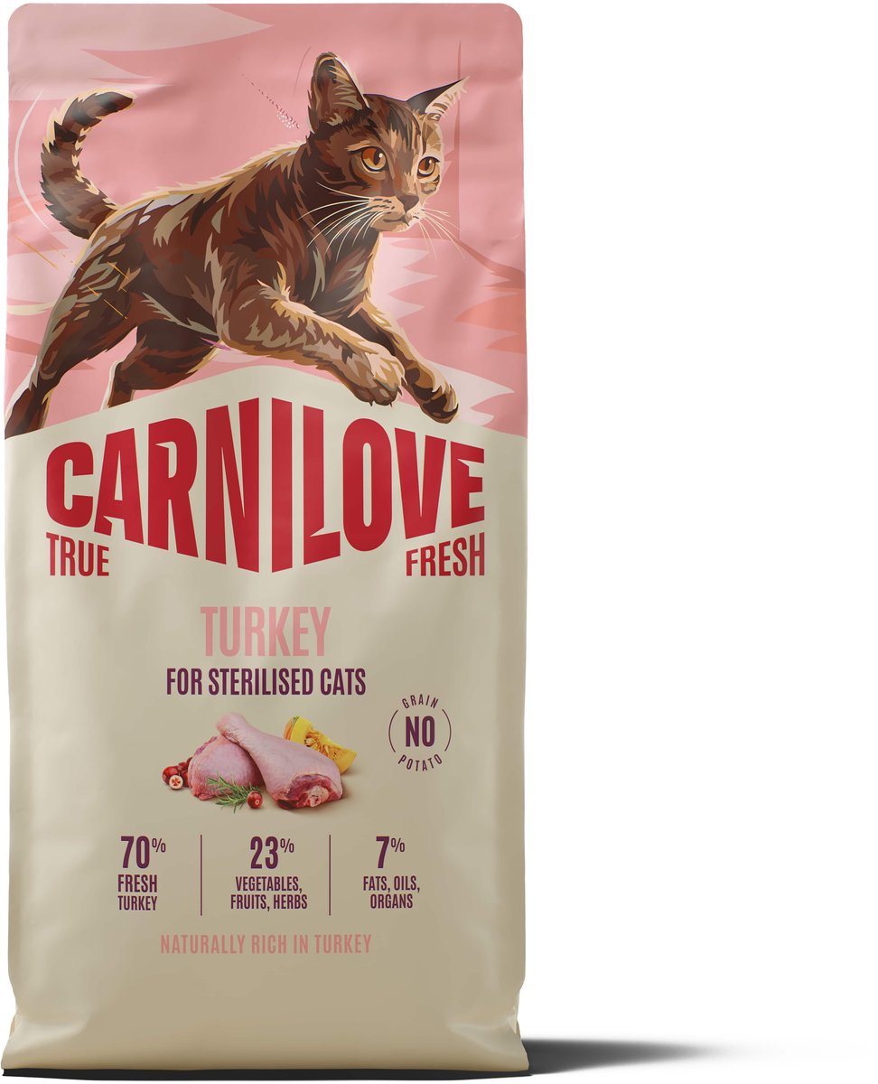 Carnilove Carnilove True Fresh Cat Dry Turkey for Sterilised Adult All Breeds 6 kg