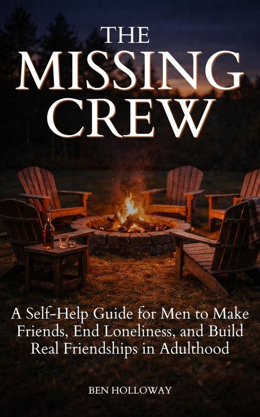 The Missing Crew: A Self-Help Guide for Men to Make Friends, ... - cover