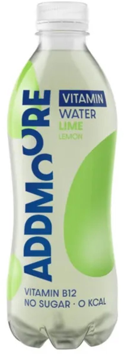 Addmoore Vitamin Water Lime 12 x 500 ml — afbeelding 3