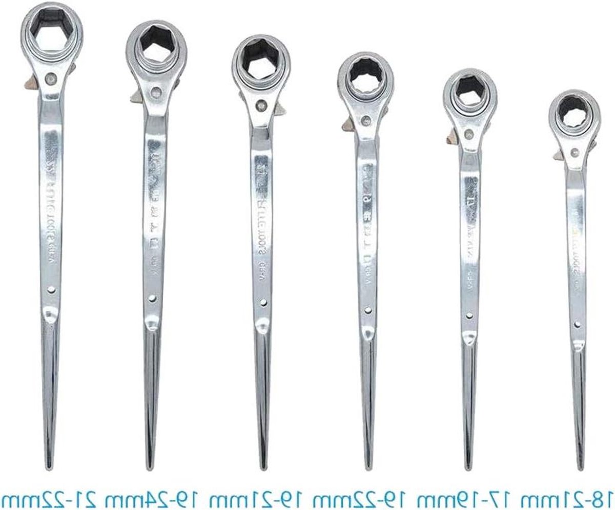 Provento - Ratchet Podger Spanner Tool voor Steigers - 19-24mm - Quick Release Ratcheting Tool