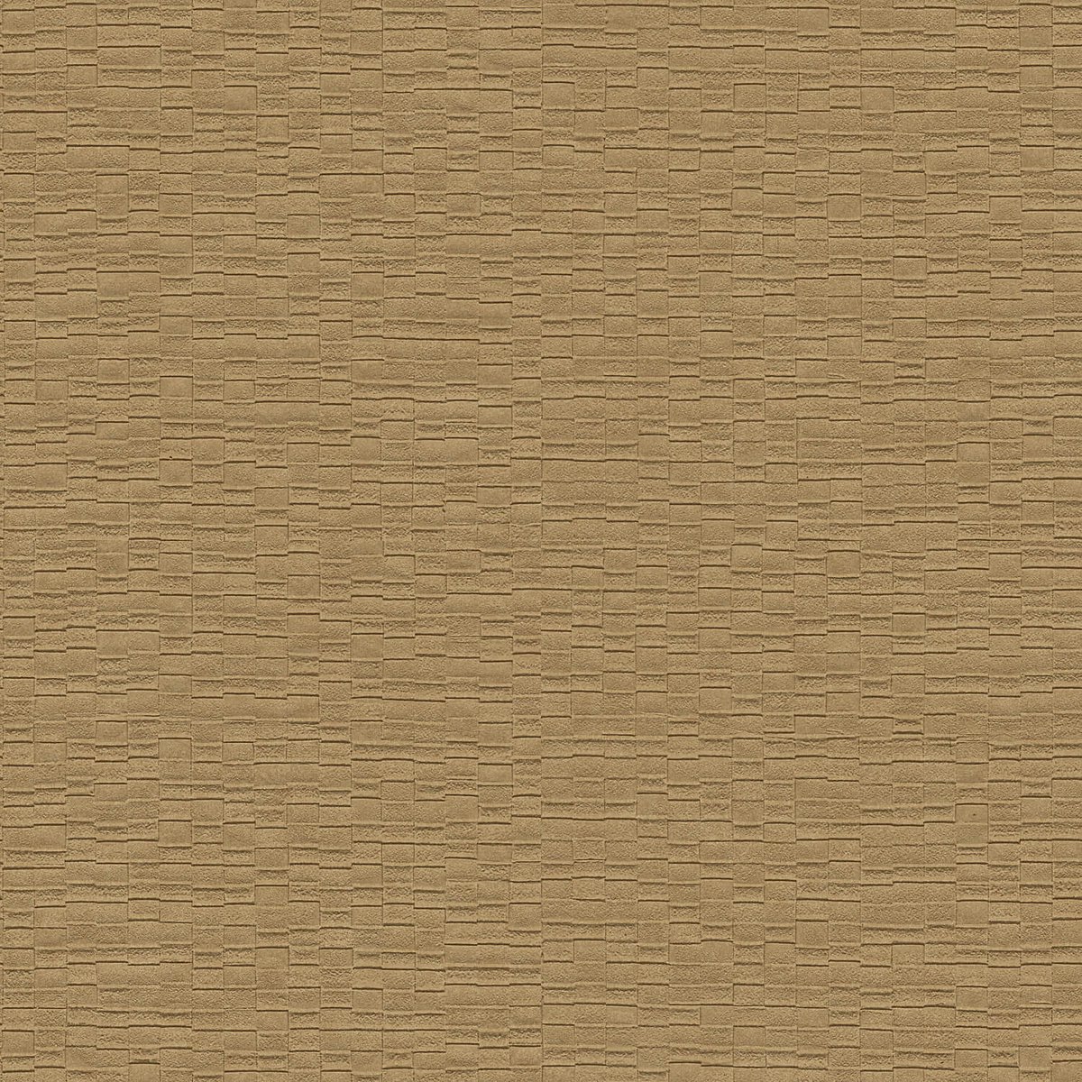 Structuur behang Profhome LC522306-DI vliesbehang hardvinyl warmdruk in reliëf gestempeld uni en metallic effect goud groenbruin bronzen 5,33 m2