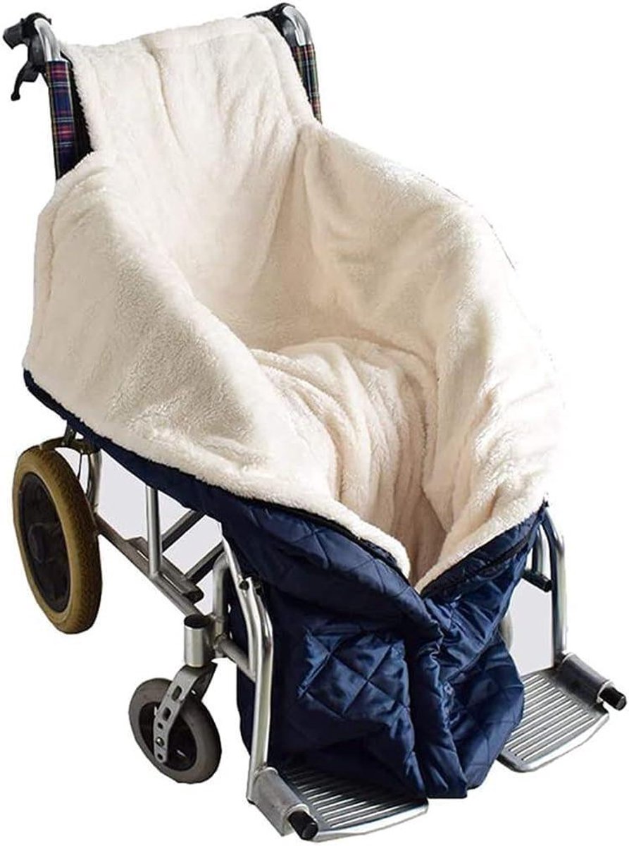 Rolstoel Warme Hoes - Zitdeken Beschermhoes - Warm Blijven - Winddicht Waterdicht - 130x65cm - Blauw