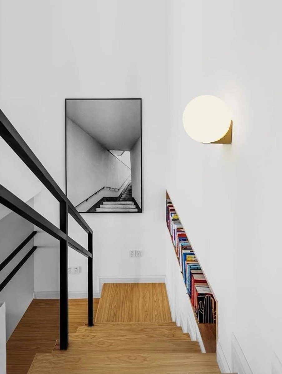 Led Wandlamp - Glazen Bol - Sfeerverlichting Creëren - Minimalistische Stijl - Niet Gespecificeerd - 3 Kleuren