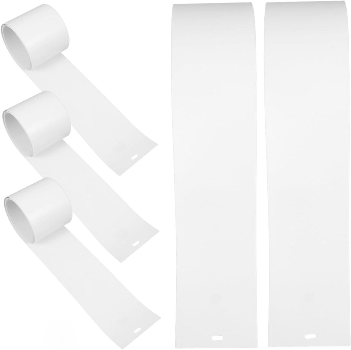 Verticale Lamellen - Reparatieonderdelen - Raambekleding - PVC Materiaal - 5 Stuks - Wit