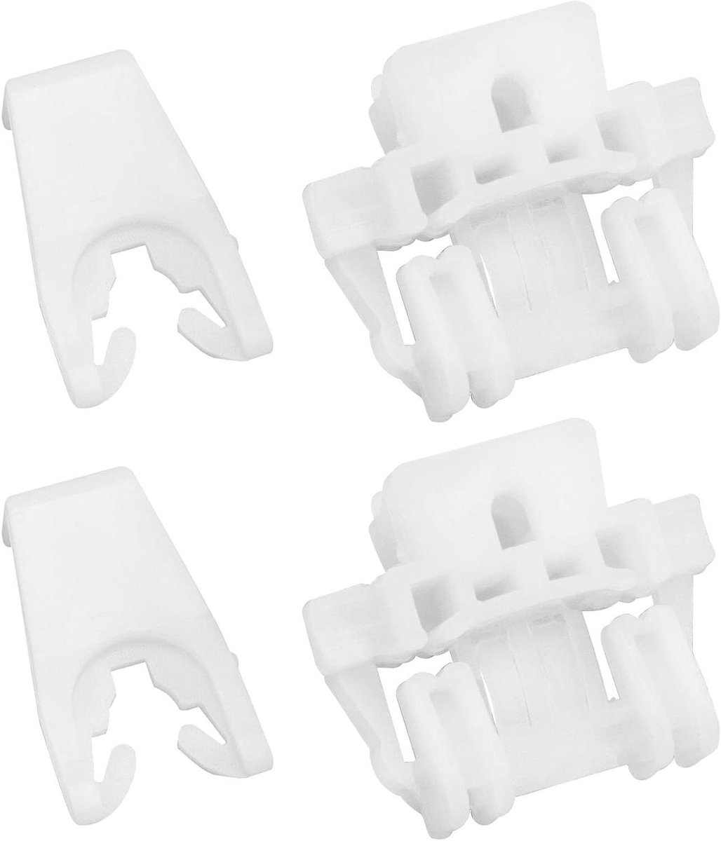 Reparatieset Clips - Bevestigingsclips - Auto Onderhoud - Stabiel Kunststof - 2 Sets - Wit