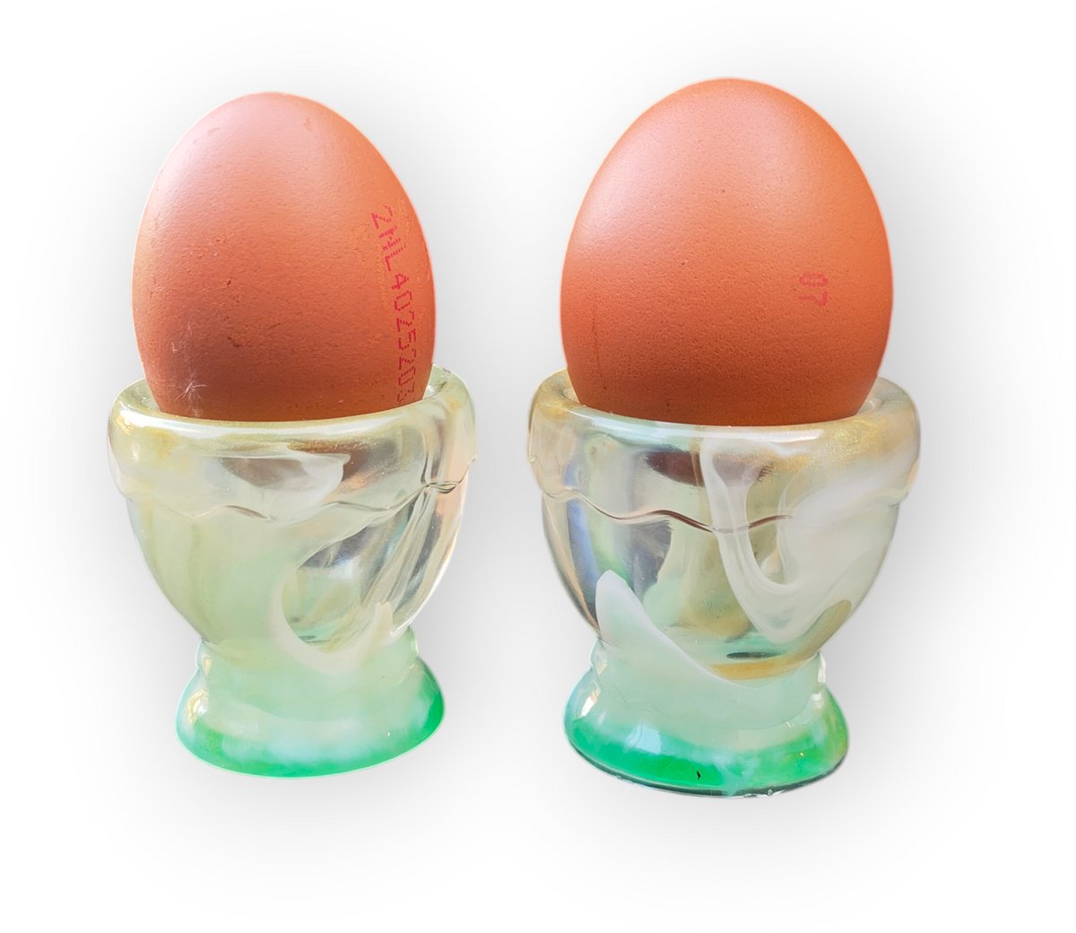 Resin Art JR: Handgemaakte Epoxy Eierdopjes (set van 2 stuks)