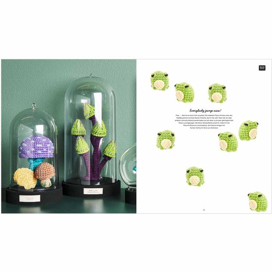 Ricorumi Paddenstoelen - Haakpatronen Miniatuur - Hobby Creatief - Grappige Miniaturen - 32 pagina's - Ongecoat van Merkloos — afbeelding 4