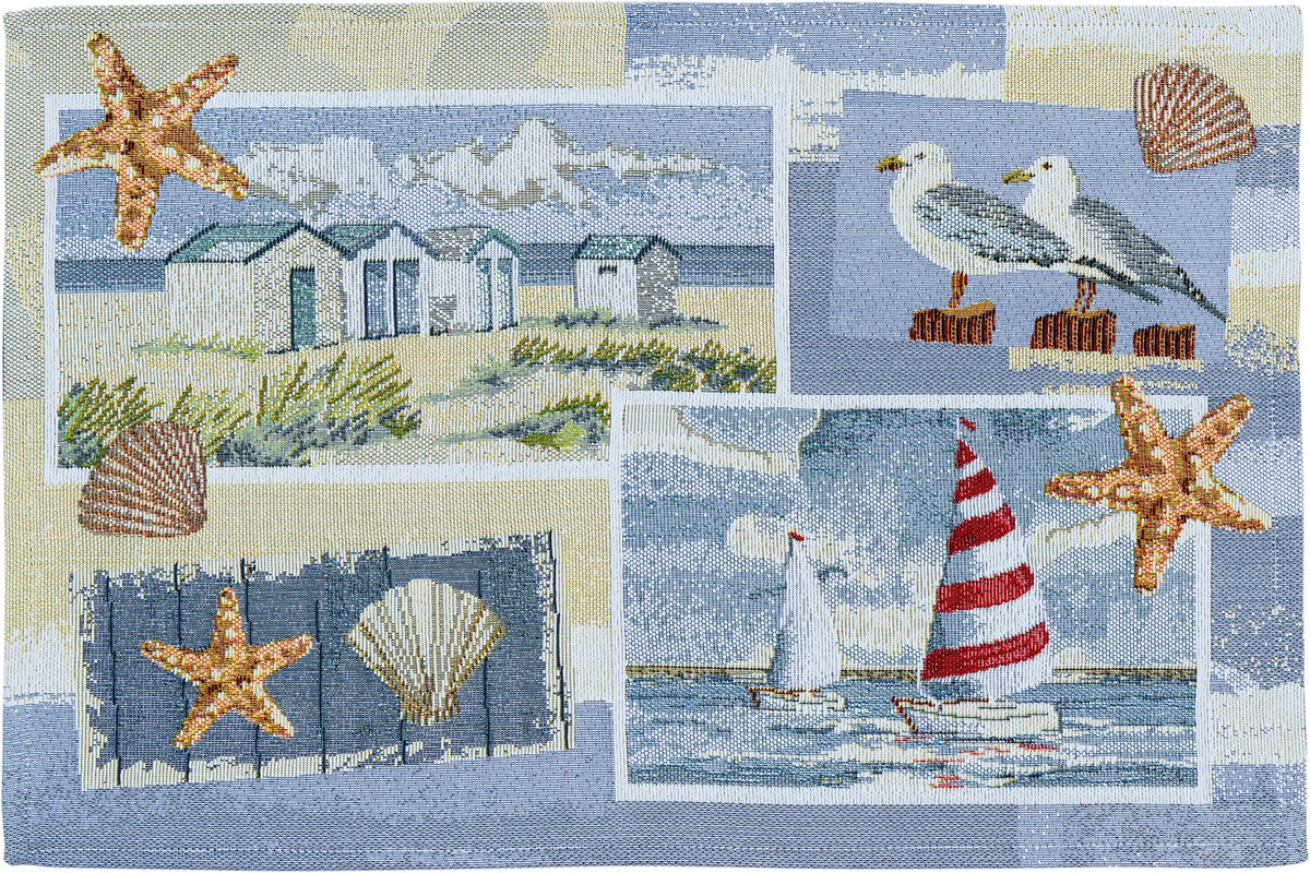 TWEE Placemats - Placemat beach house - 32 x 48 cm - Sander