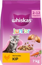 Whiskas Kattenbrokken - Junior - Kip - zak 7kg
