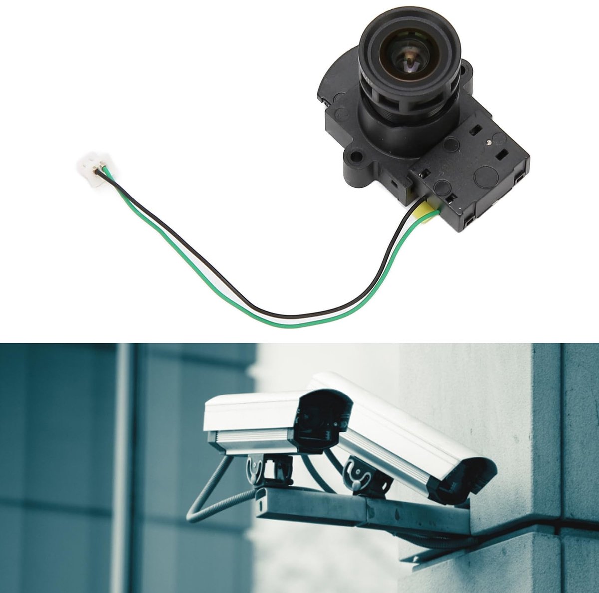 Store_7 - 8MP HD-cameralens - Universele Lens - Hoge Resolutie Beveiligingscamera - 104 Graden Groothoek - Full Color Warm Licht - Geschikt voor Be...