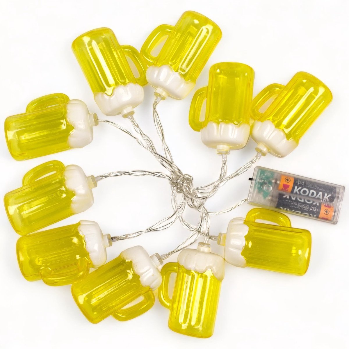 SPHProducts - Kleurrijke LED-lichtketting - sfeervolle verlichting - 1,60m - op batterijen - timerfunctie - ideaal voor elke gelegenheid