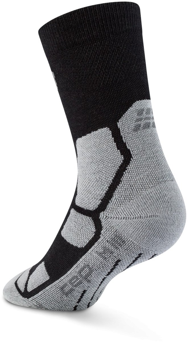 CEP Hiking Merino Mid-Cut Compressie – Heren 45-48 Zwart