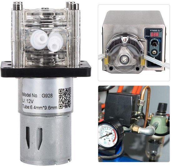 Store_8 - Peristaltische Pomp - 12V - 500 ml/min - Voor Aquariums en Laboratoria - Aquariums - Laboratoria - Efficiënte waterpomp - Compact formaat van Merkloos — afbeelding 3