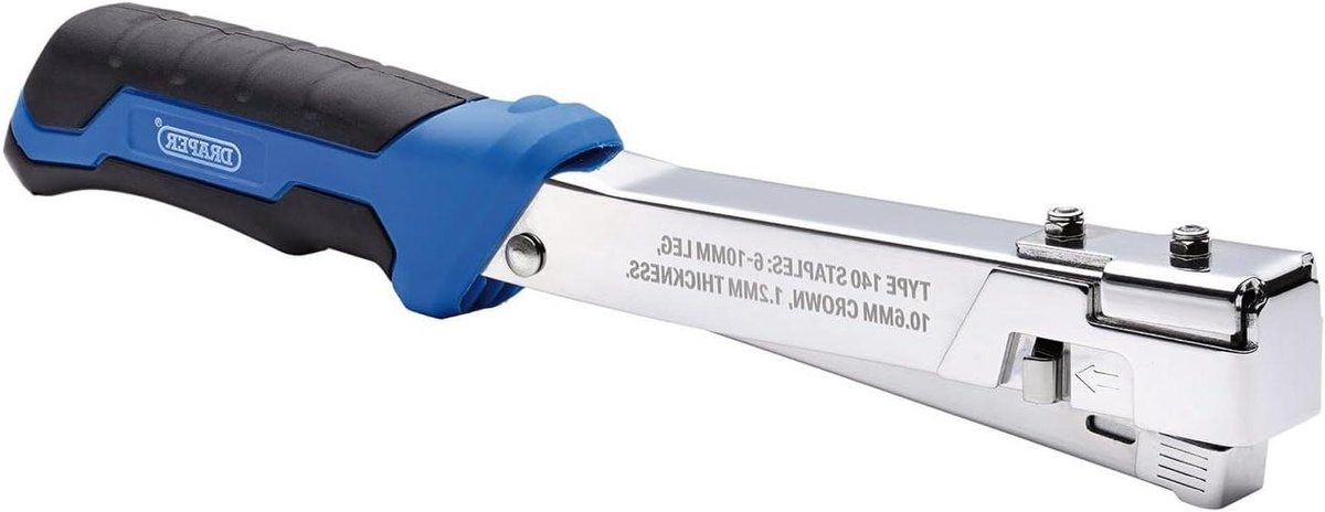 Nietmachine - Niethamer Tackers - Doe-het-zelf projecten - Ergonomische zachte greep - 6-12 mm nietjes - Blauw zwart