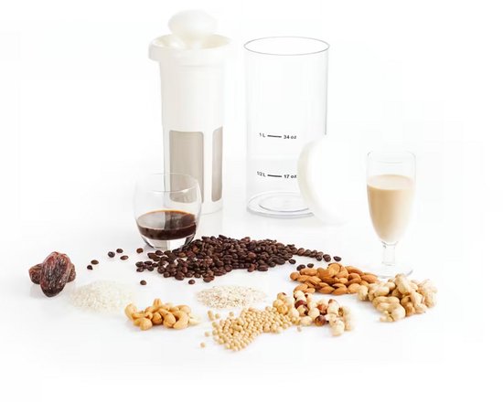 Vegan Milk Maker - Notenmelk Machine voor Soja, Amandel & Havermelk Thuis van Merkloos — afbeelding 2