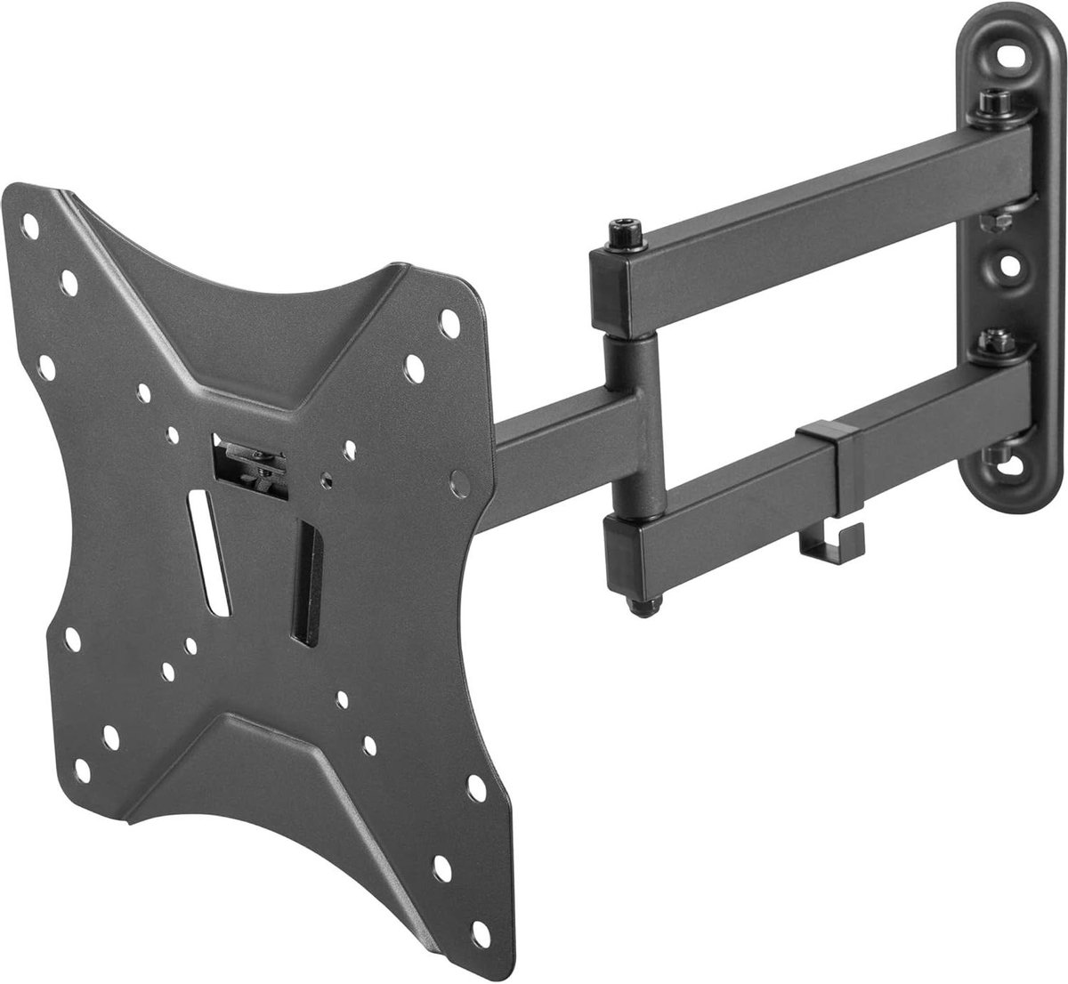 TV Wandhouder - TV Beugel - TV Ophangen - Kantelbaar en Zwenkbaar - 23-42 Inch - Zwart