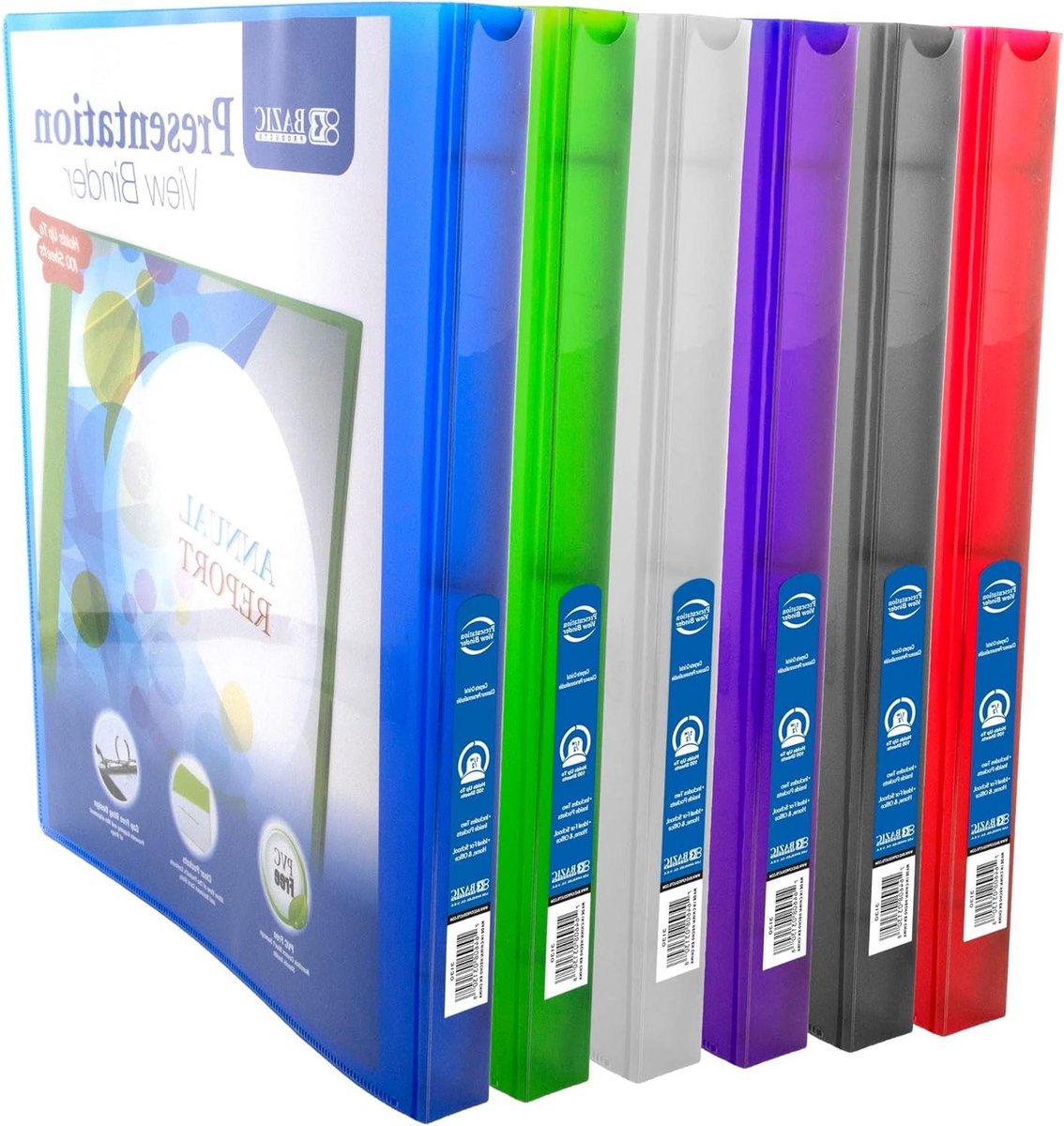 Ringband Organizer - Map Presentatie - Papier Archiveren - Scheurvaste Hoes - 100 Vellen - 6 Kleuren