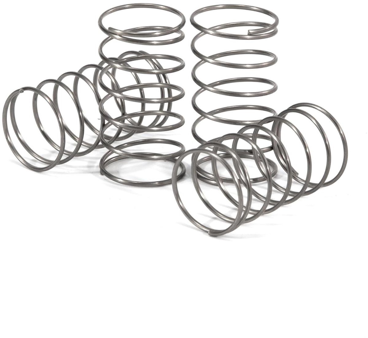 Compressieveren Roestvrij Staal - Drukveren Set - Mechanische Toepassingen - Hoge Elasticiteit - 35 mm Lengte - Zilverkleurig