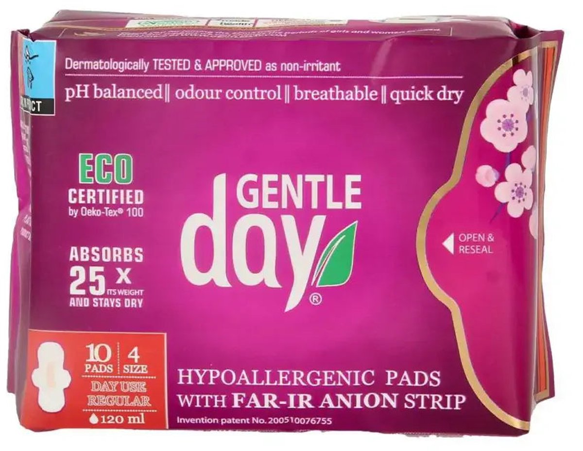 Gentle Day - Maandverband dag - 10 Stuks
