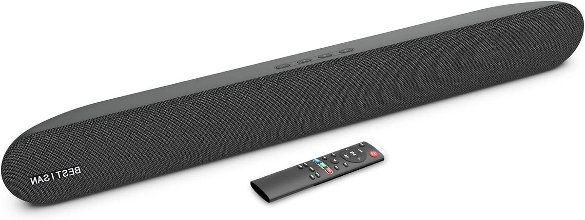 Soundbar TV - Draadloze Luidspreker - Film Geluid Verbeteren - 4 Drivers - 28 inch - Zwart