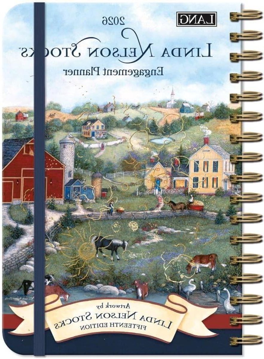 Wekelijkse Planner - Agenda Spiraal - Jaarlijkse Planning - Folk Art Illustraties - 6.5" x 9" - 2026