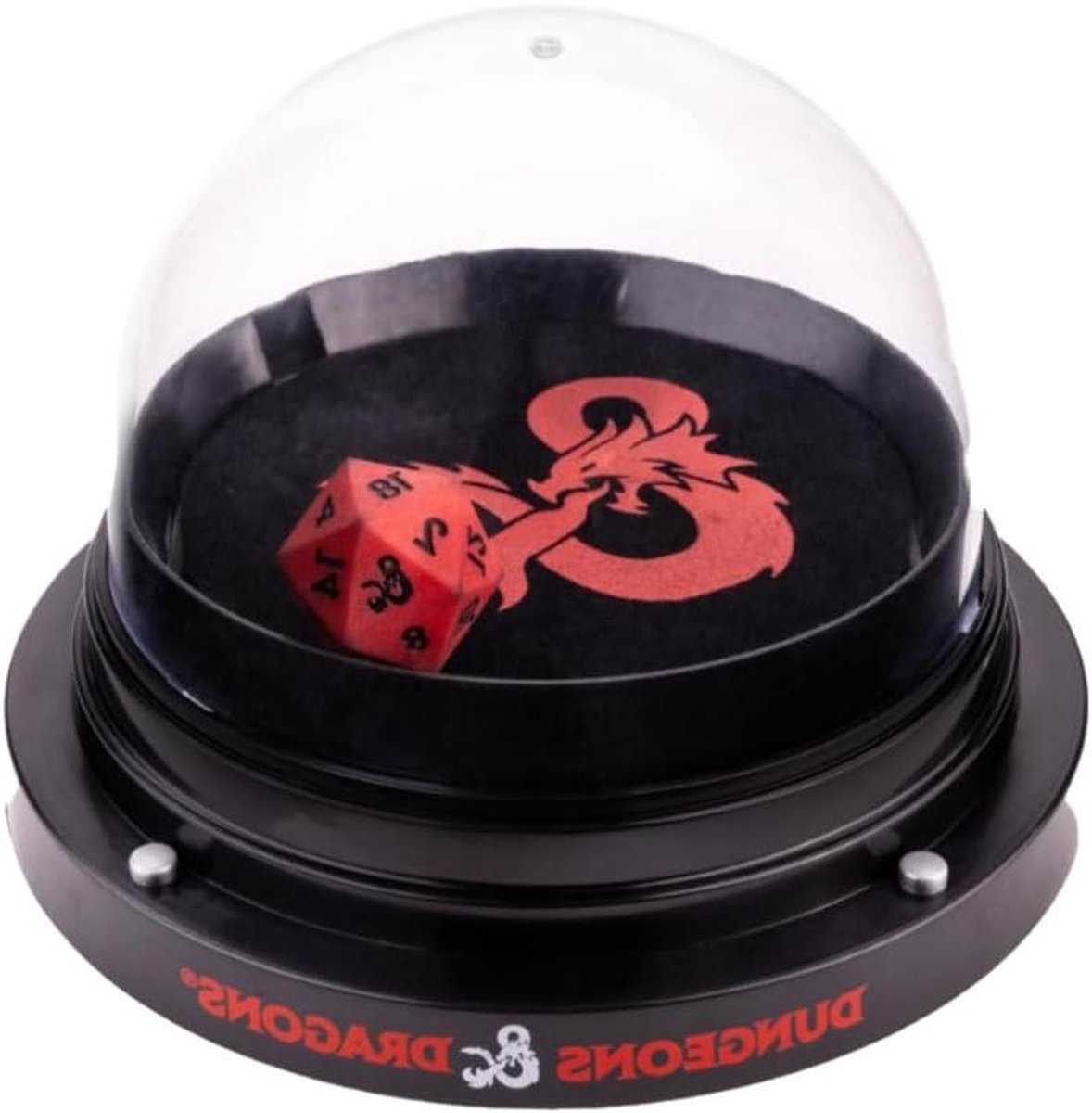 Dobbelsteen Roller - Dobbelsteen Spinner - Spel Avonturen - Automatische Rotatie - 1 Aantal - Rood