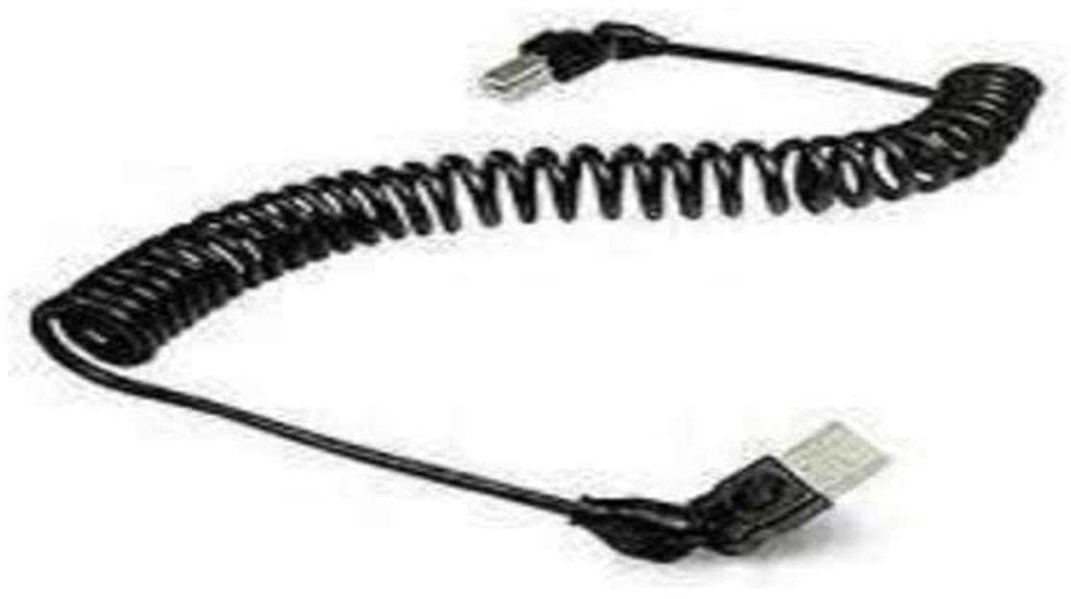 USB Kabel - Datakabel Type A - Apparaten Verbinden - Verbeterd Ontwerp - 2 meter - Zwart