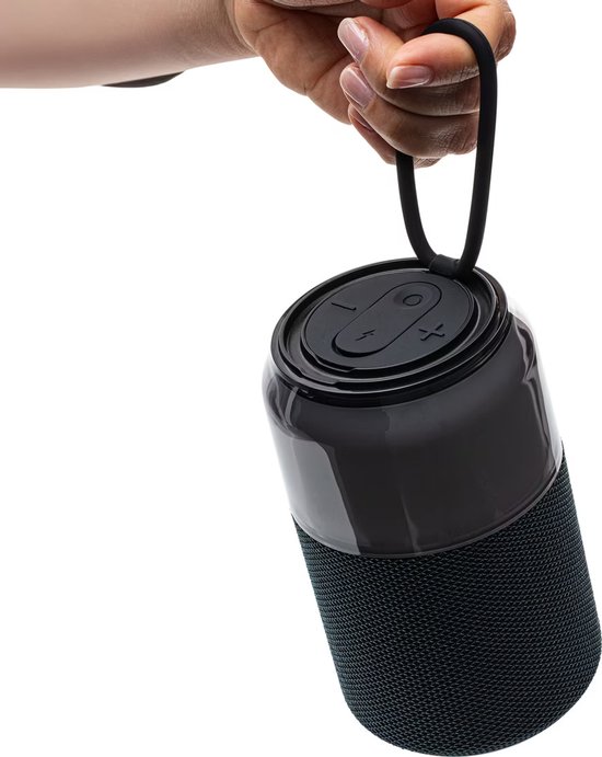 MOBZI Wireless Bluetooth Speaker with RGB Ambient Light - 360° Omnidirectional Sound, 10W Output, Bluetooth 5.3, 7 LED Light Modes, IPX5 Waterproof, 12H Playtime, USB-C, TWS Stereo Pairing - Portable Indoor & Outdoor Speaker for Home, Party & Travel van Merkloos — afbeelding 3